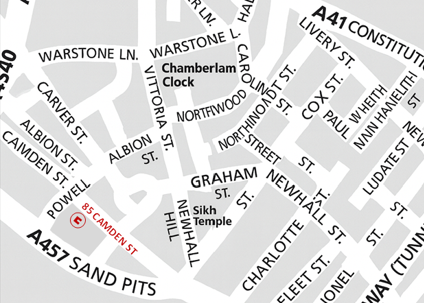Daniel Hurd Location Map